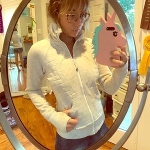LuluLemon zip-up hoodie - never worn, size XS